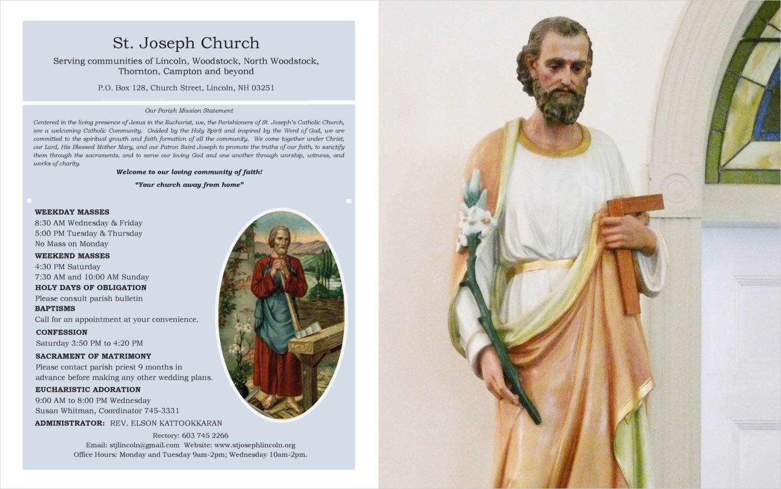 Bulletin St Joseph's Church